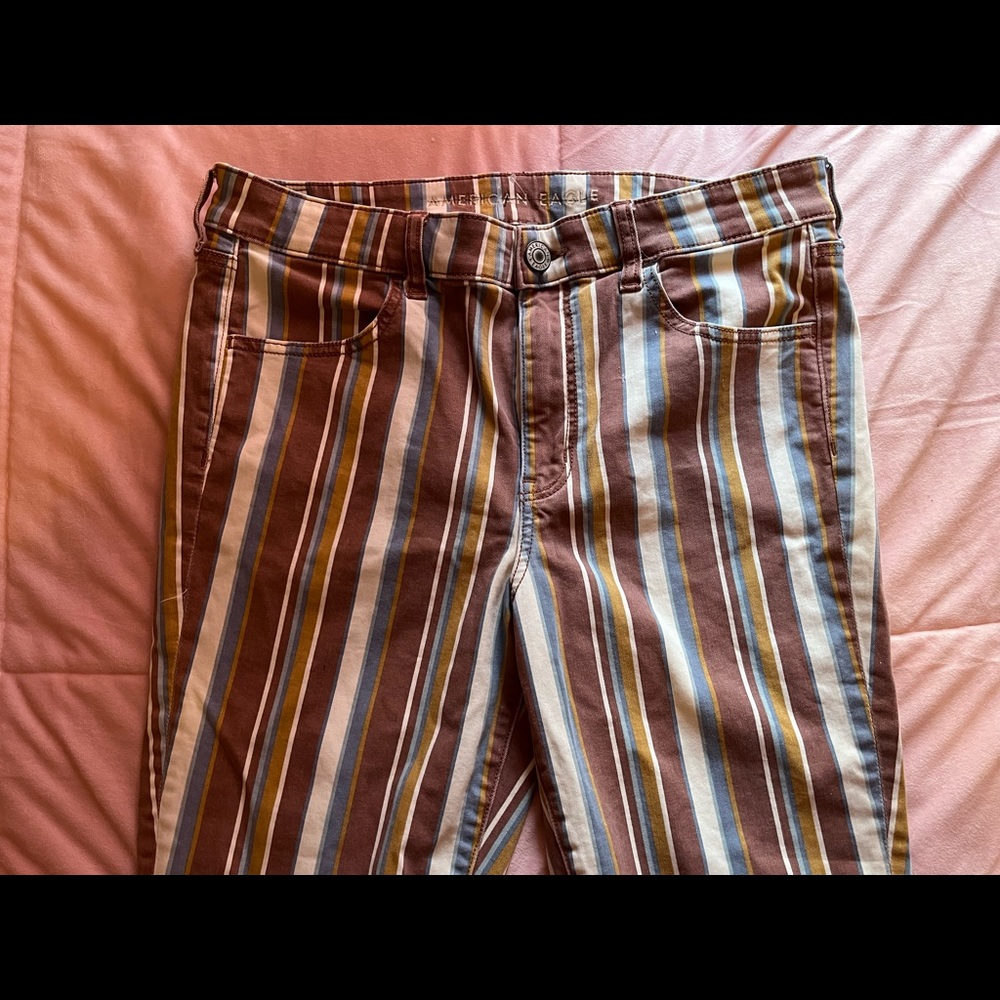 Striped 70’s jeans